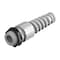 Hubbell Wiring Device-Kellems Cord Connectors, Straight Male, .20"- .27" (5.1-6.7), Nylon Miniature with Spiral, PK25 HJ1012GPK25 - alternate 1